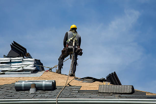 Professional Roof Installation technician working in Clinton, MI